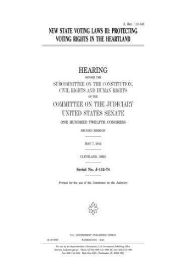 New state voting laws III: protecting voting rights in the heartland