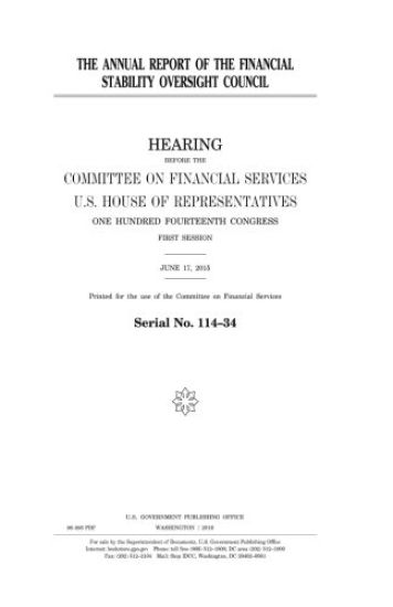 The annual report of the Financial Stability Oversight Council