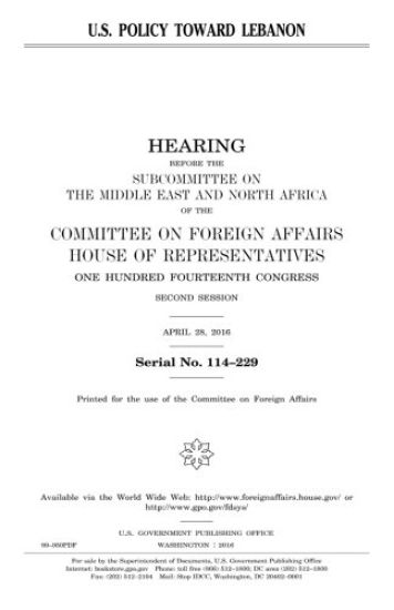 U.S. policy toward Lebanon