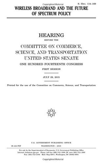 Wireless broadband and the future of spectrum policy