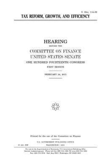 Tax reform, growth, and efficiency