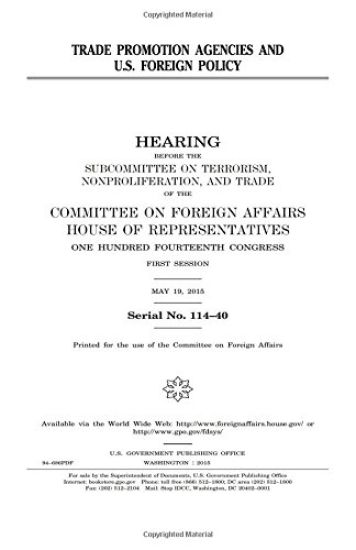 Trade promotion agencies and U.S. foreign policy