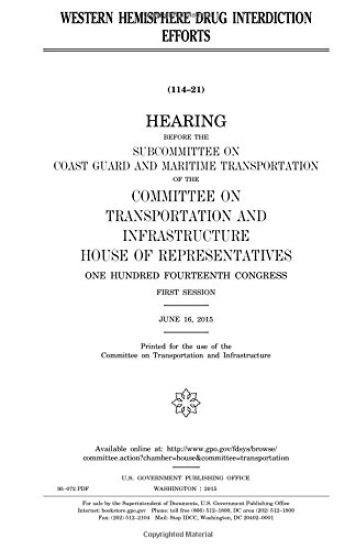 Western hemisphere drug interdiction efforts