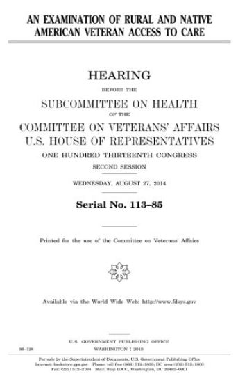 An examination of rural and Native American veteran access to care