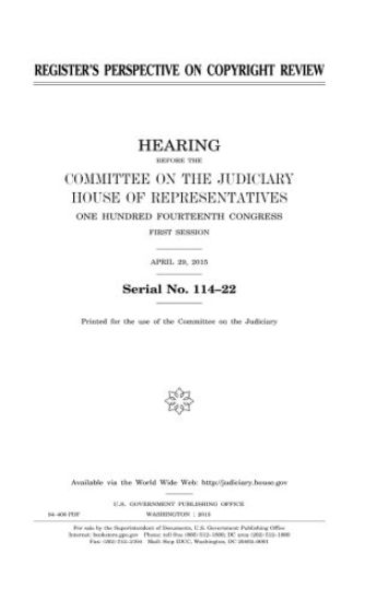 Register's perspective on copyright review