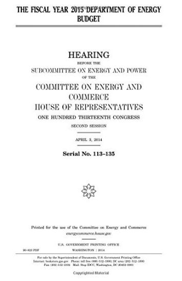 The fiscal year 2015 Department of Energy budget