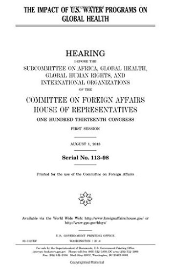 The impact of U.S. water programs on global health