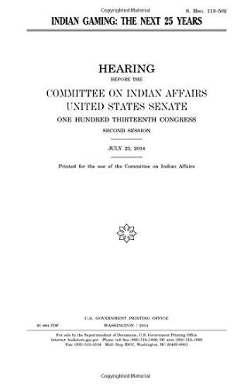 Indian gaming: the next 25 years