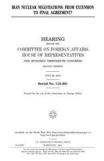 Iran nuclear negotiations: from extension to final agreement?