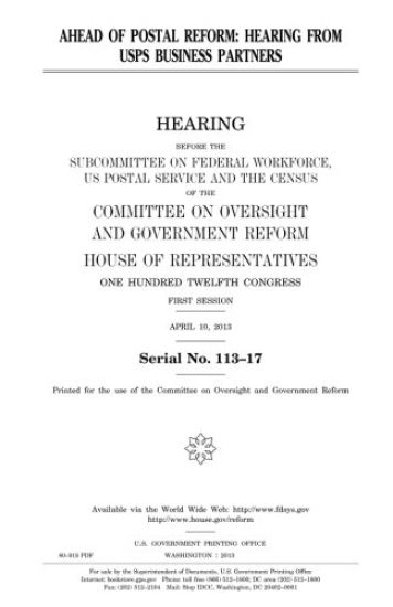 Ahead of postal reform