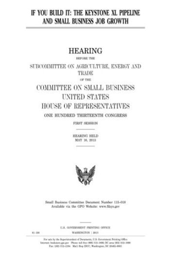 If you build it: the Keystone XL Pipeline and small business job growth