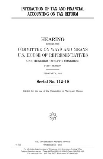Interaction of tax and financial accounting on tax reform