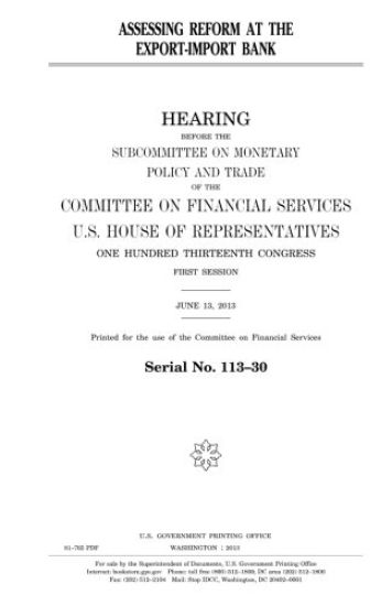Assessing reform at the Export-Import Bank