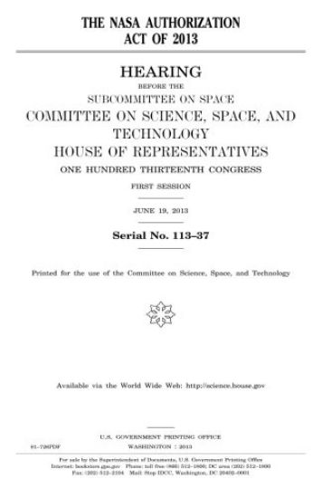 The NASA Authorization Act of 2013
