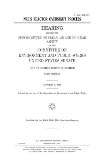 NRC's reactor oversight process