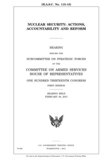 Nuclear security: actions, accountability and reform