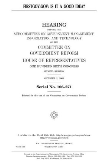 FirstGov.gov: is it a good idea?