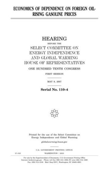 Economics of dependence on foreign oil: rising gasoline prices