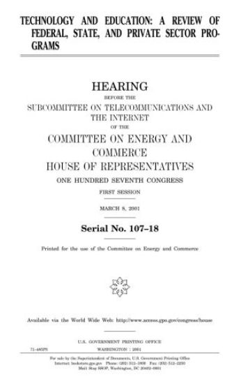 Technology and education: a review of federal, state, and private sector programs