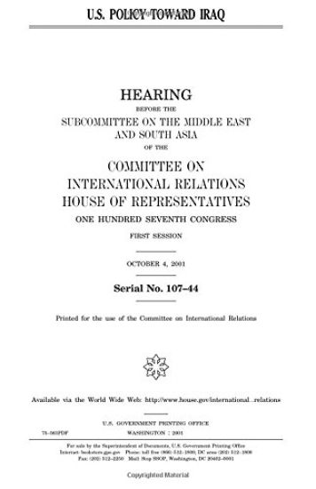 U.S. policy toward Iraq