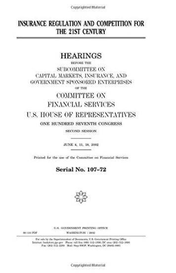 Insurance regulation and competition for the 21st century