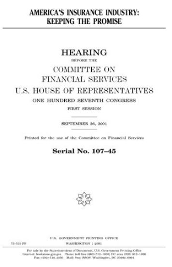America's insurance industry: keeping the promise