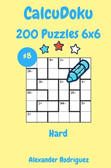 CalcuDoku Puzzles 6x6- Hard 200 vol. 8
