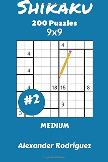 Shikaku Puzzles 9x9 - Medium 200 vol. 2