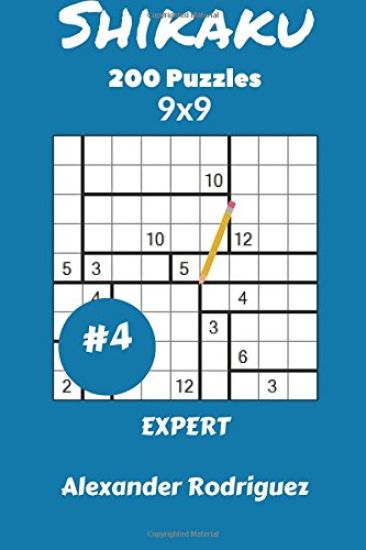 Shikaku Puzzles 9x9 - Expert 200 vol. 4