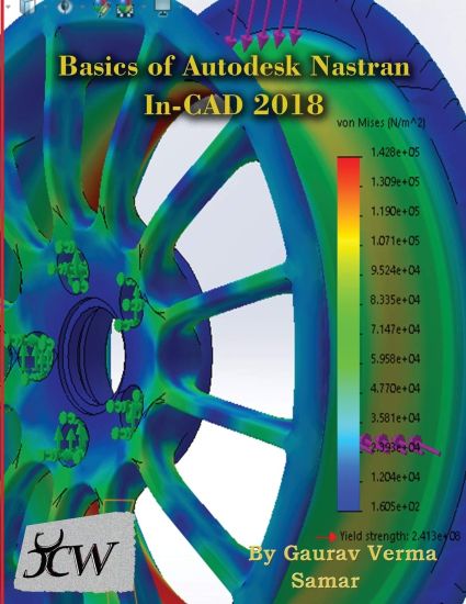 Basics of Autodesk Nastran In-CAD 2018 – Gaurav Verma, kirjan kansikuva
