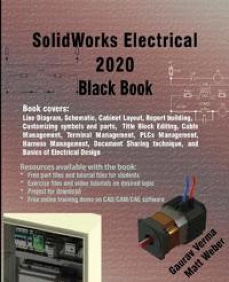 SolidWorks Electrical 2020 Black Book – Gaurav Verma, kirjan kansikuva