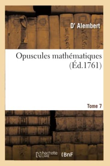 Opuscules Mathématiques. Tome 7