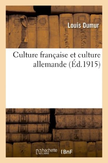 Culture Française Et Culture Allemande