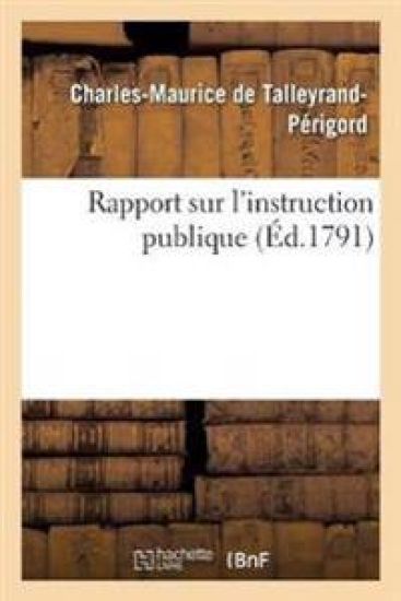 Rapport Sur l'Instruction Publique