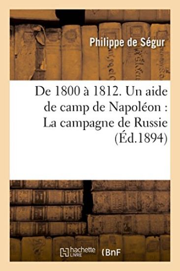 La Campagne de Russie – Philippe-Paul de Segur, kirjan kansikuva