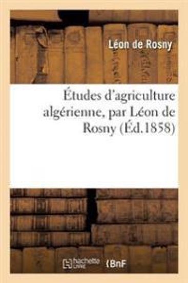 Études d'Agriculture Algérienne