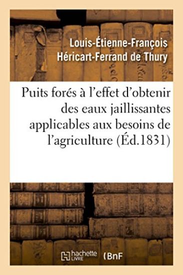 Extrait Du Rapport Sur Le Concours Pour Le Percement Des Puits Forés