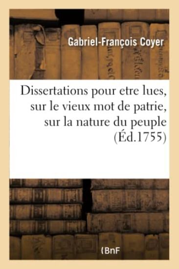 Dissertations pour etre lues