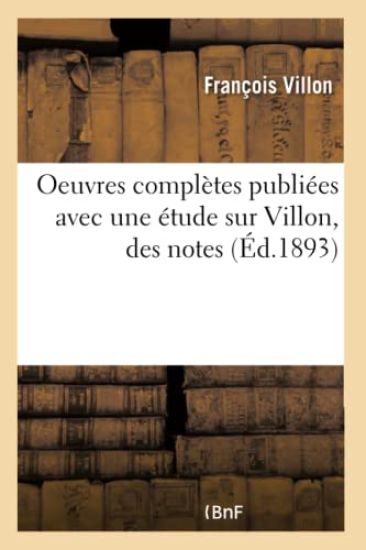 Oeuvres Complètes Publiées