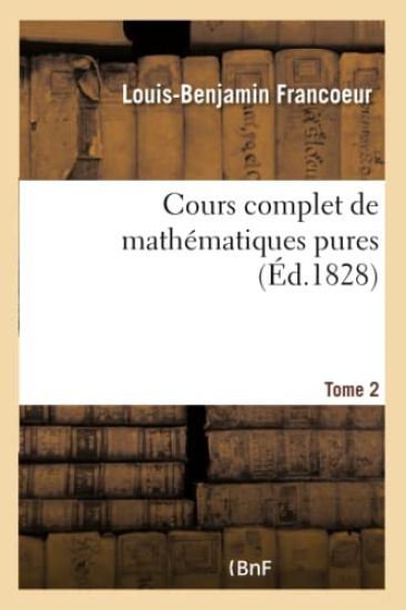 Cours Complet de Mathématiques Pures Tome 2