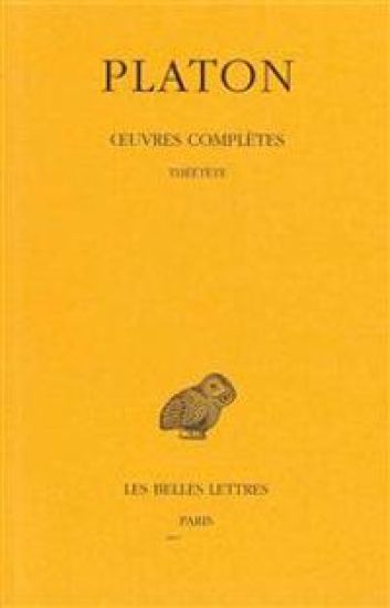 Platon, Oeuvres Completes: Tome VIII, 2e Partie: Theetete