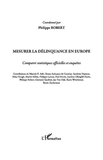 Mesurer la délinquance en Europe