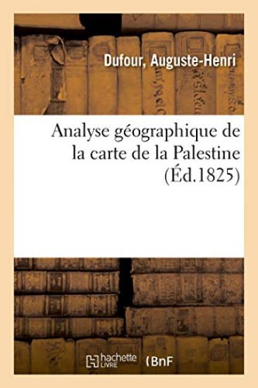 Analyse Géographique de la Carte de la Palestine