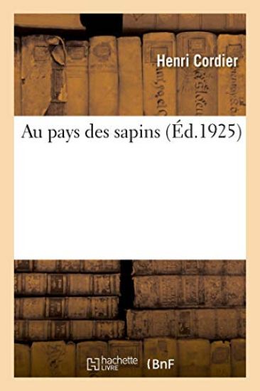 Au Pays Des Sapins