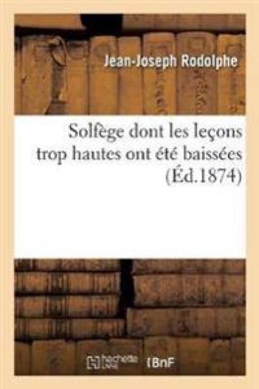 Solfège Dont Les Leçons Trop Hautes Ont Été Baissées