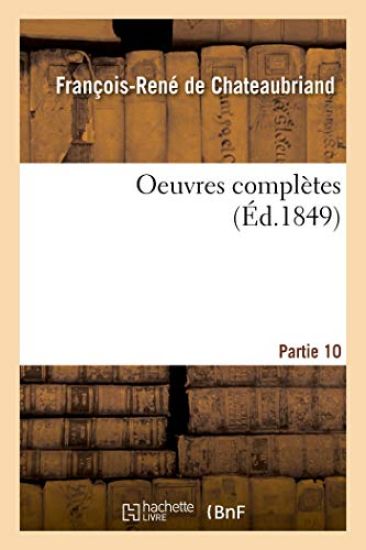 Oeuvres Complètes. Partie 10