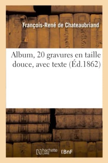 Album, 20 Gravures En Taille Douce, Avec Texte – François-René de Chateaubriand, kirjan kansikuva