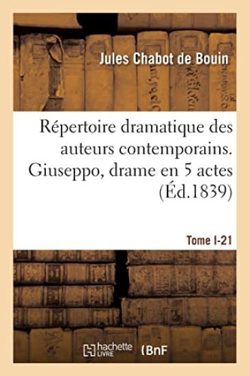 Répertoire dramatique des auteurs contemporains. Tome I-21