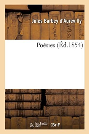 Poésie – Jules Barbey d'Aurevilly, kirjan kansikuva