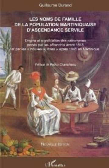 Les noms de famille de la population martiniquaise d'ascendance servile